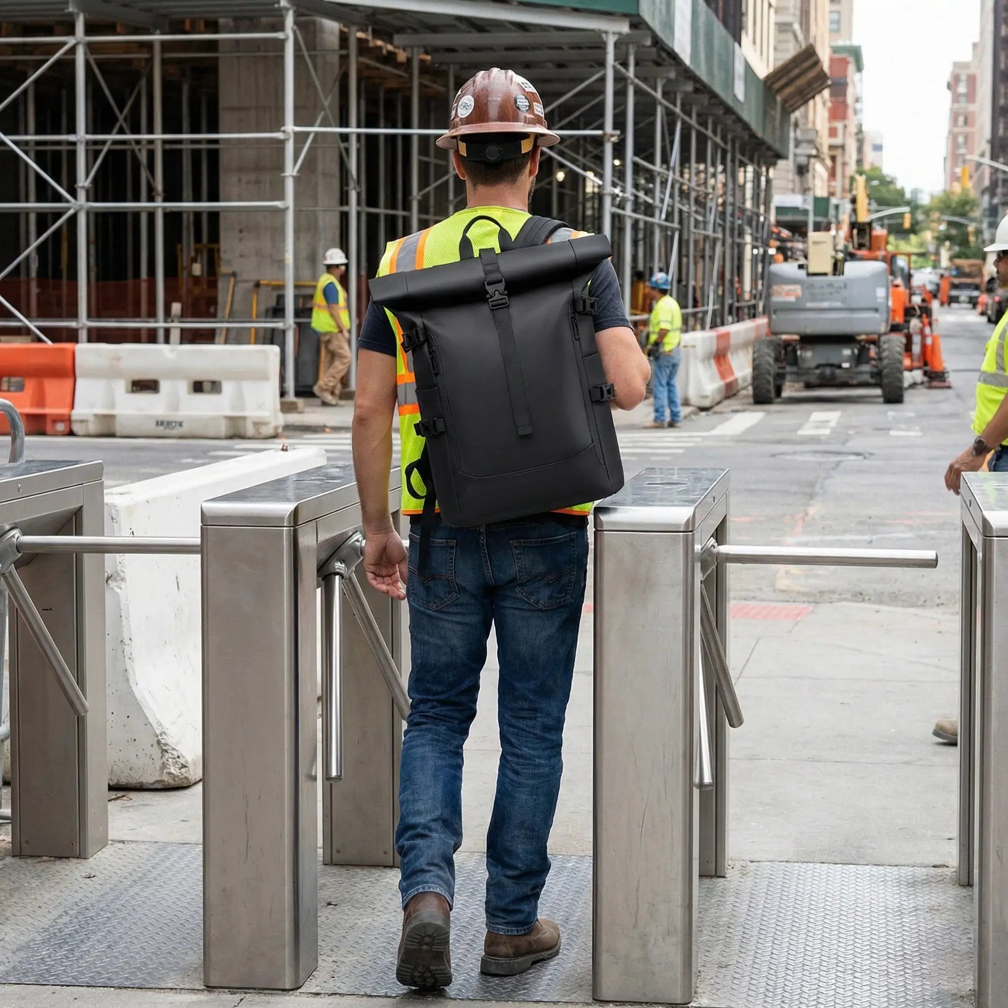 DAYRATE® Techsack — open showing compartments